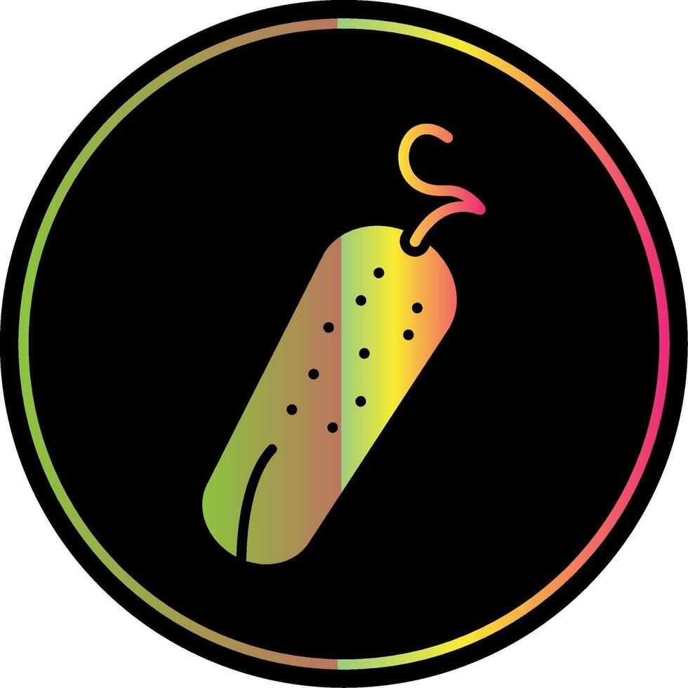 Pickle Glyph Due Color Icon vector