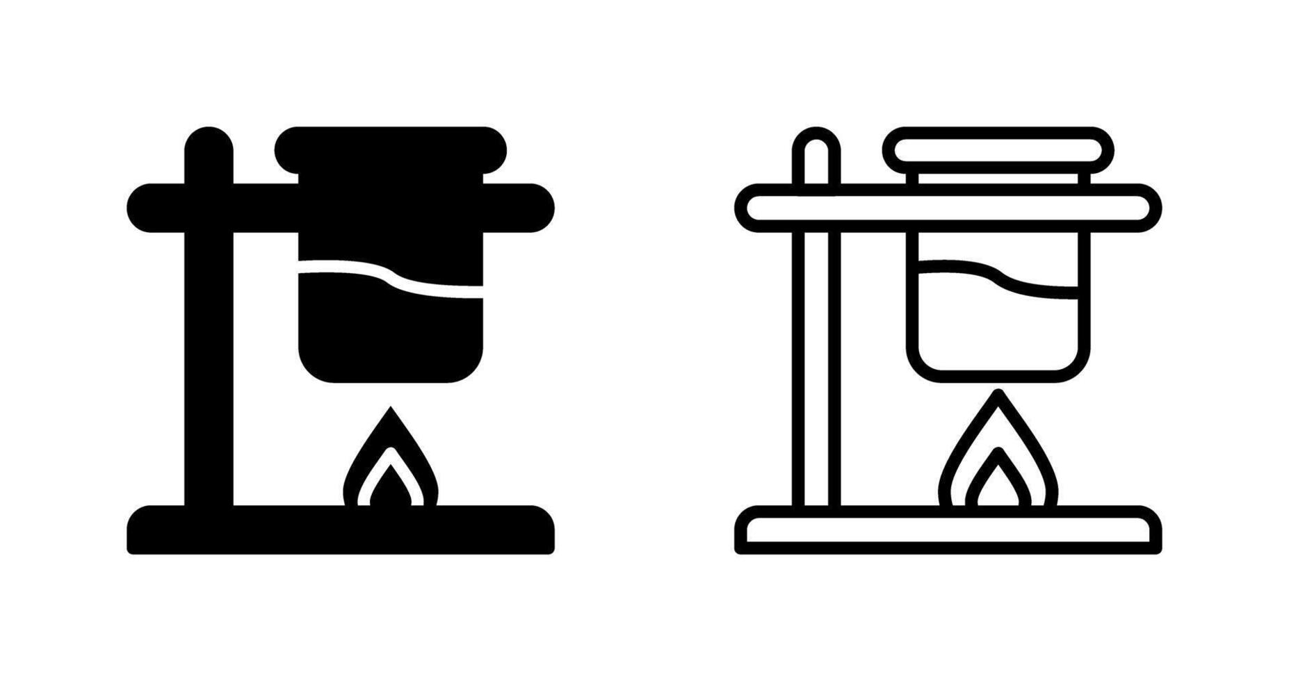Bunsen Burner Vector Icon