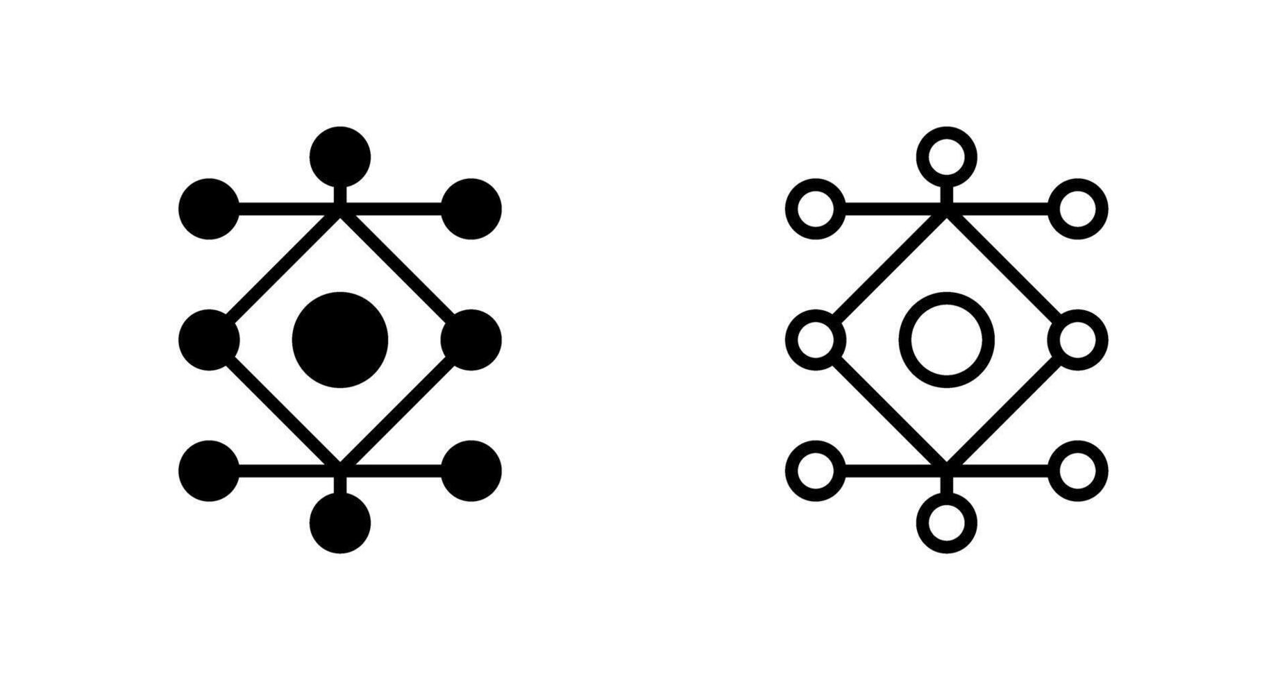 Network Analysis Vector Icon