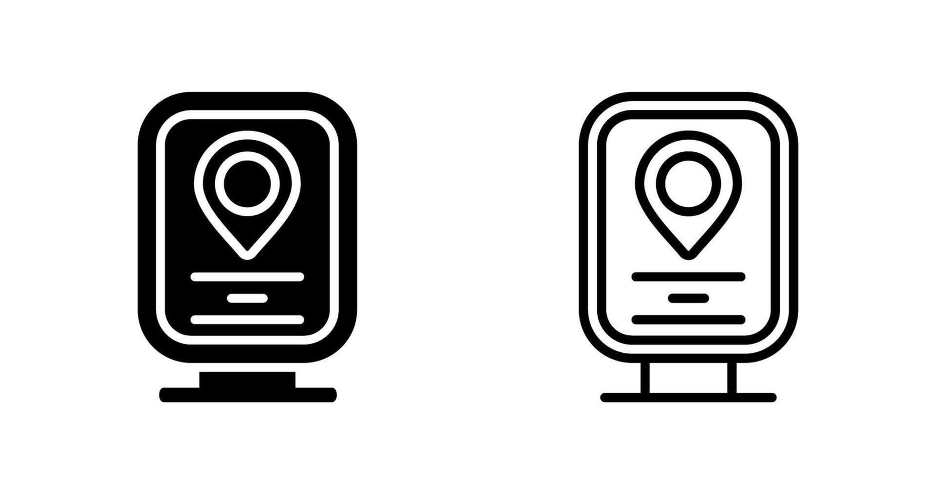 Interactive Display Vector Icon