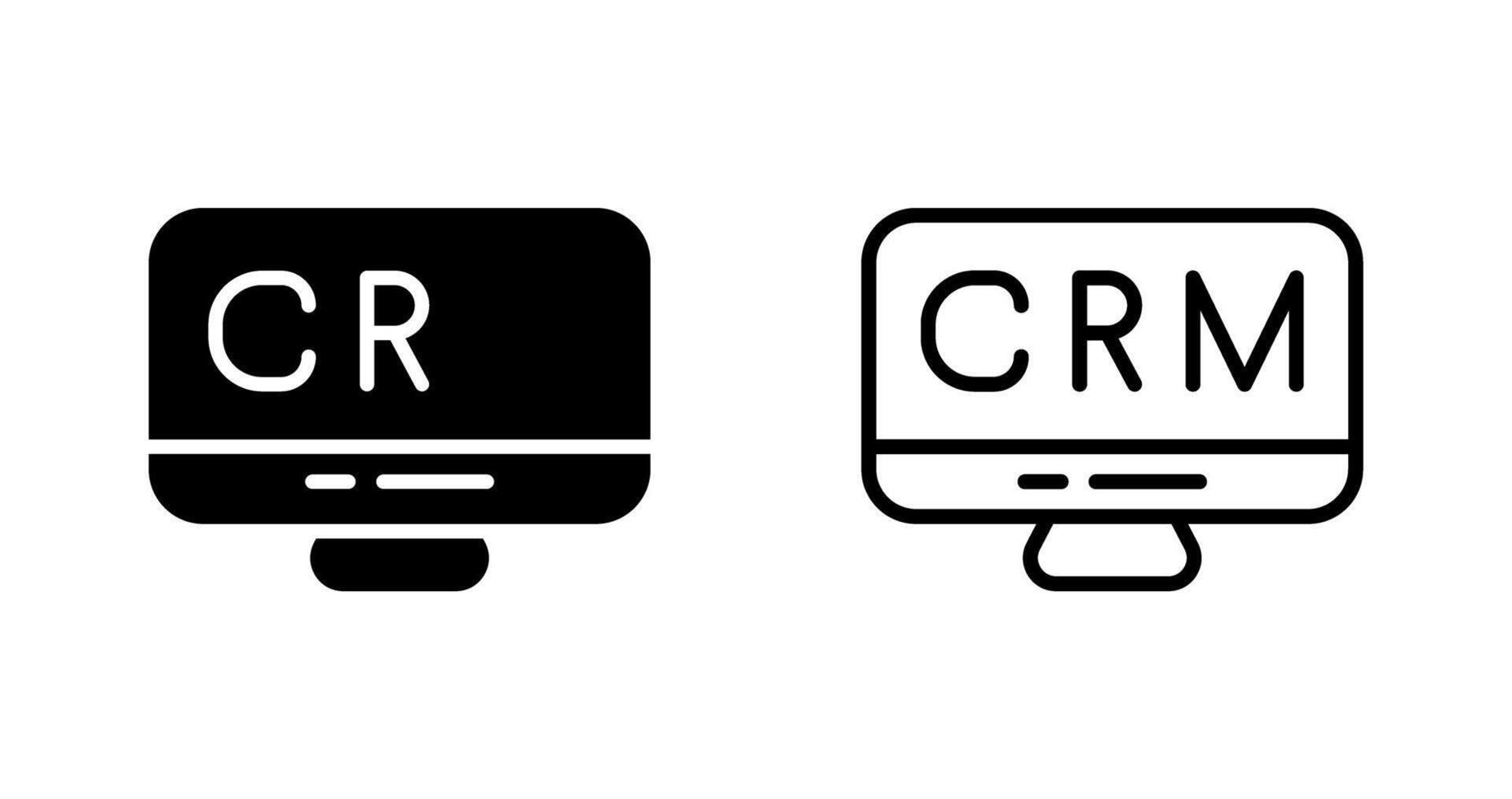 CRM Analytics Vector Icon