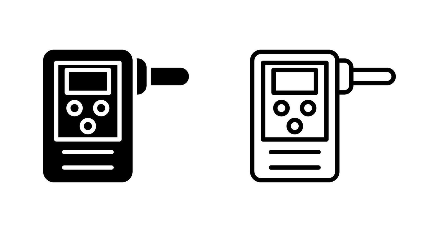 Breathalyzer Vector Icon