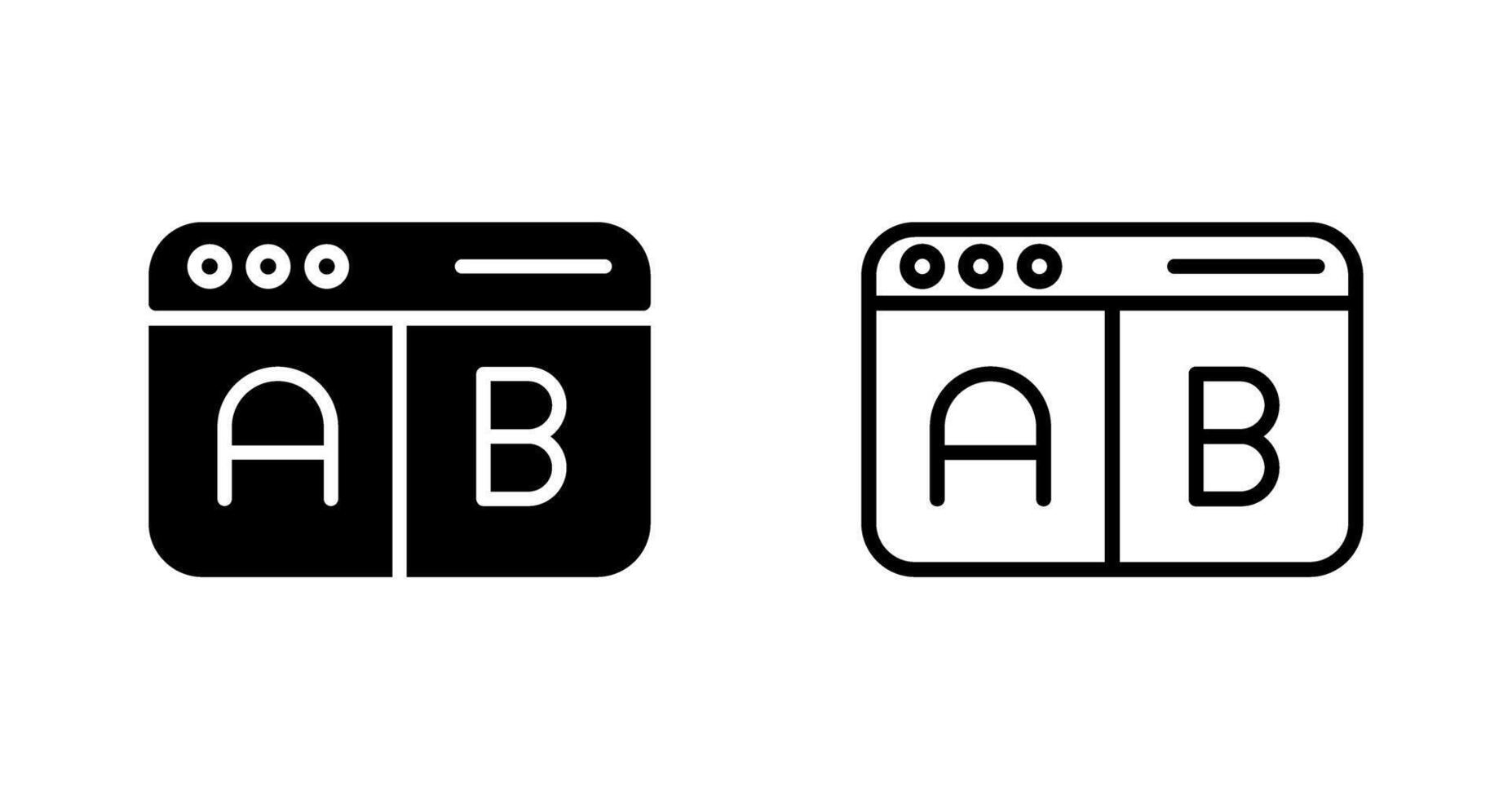 Multivariate Testing Vector Icon