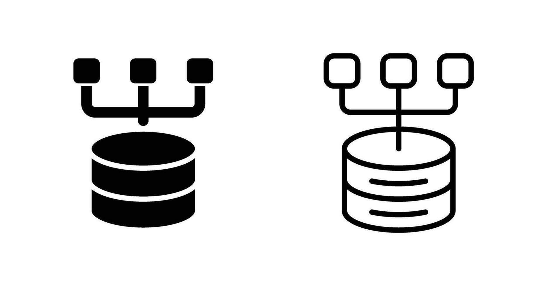 datos modelado vector icono