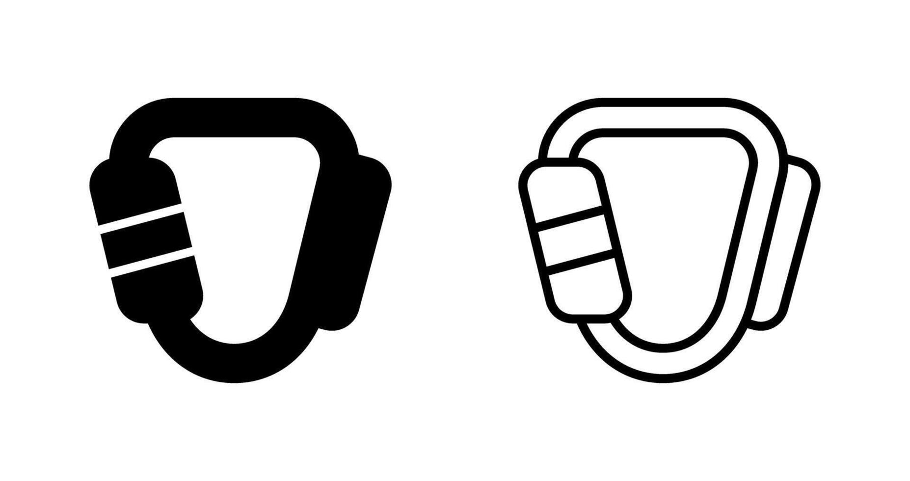 Carabiners Vector Icon