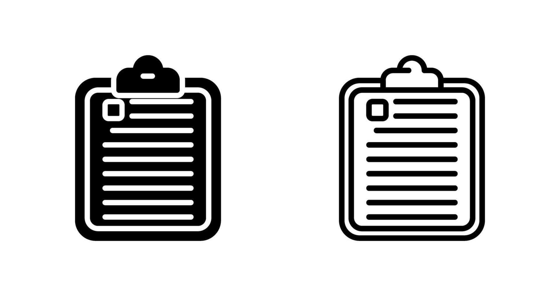 Clipboard Vector Icon