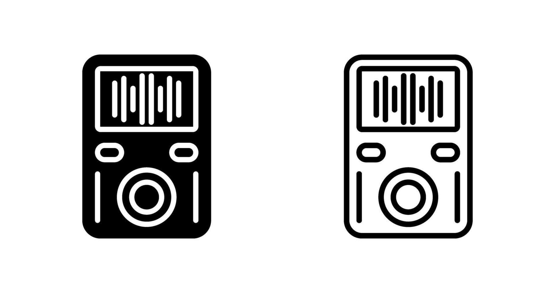 MP3 Player Vector Icon