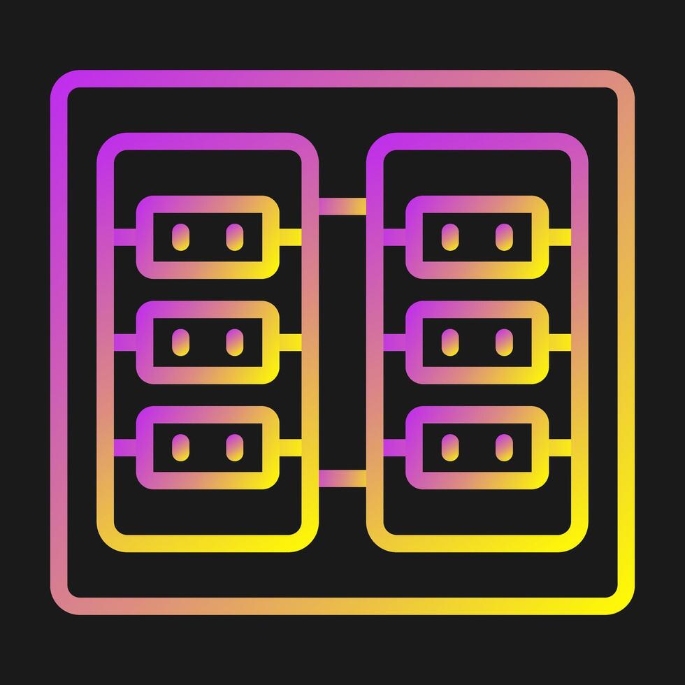 Server Room Vector Icon