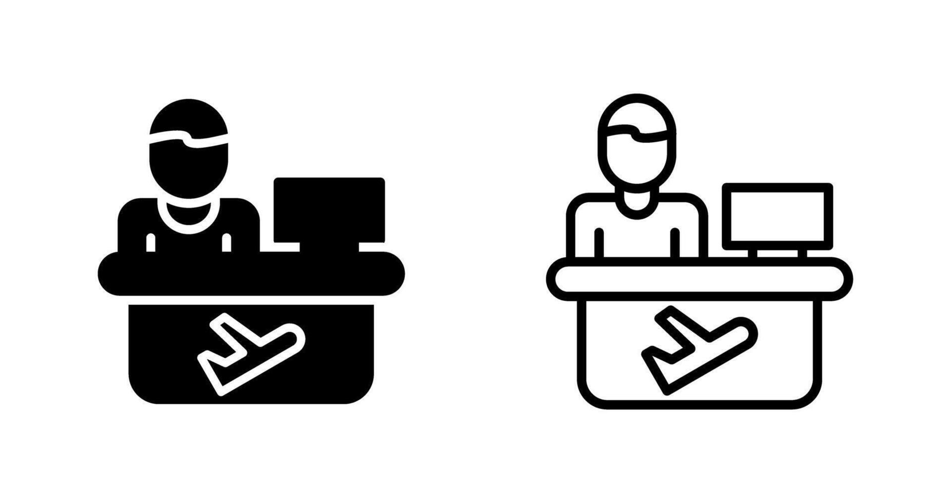 Travel Agent Vector Icon