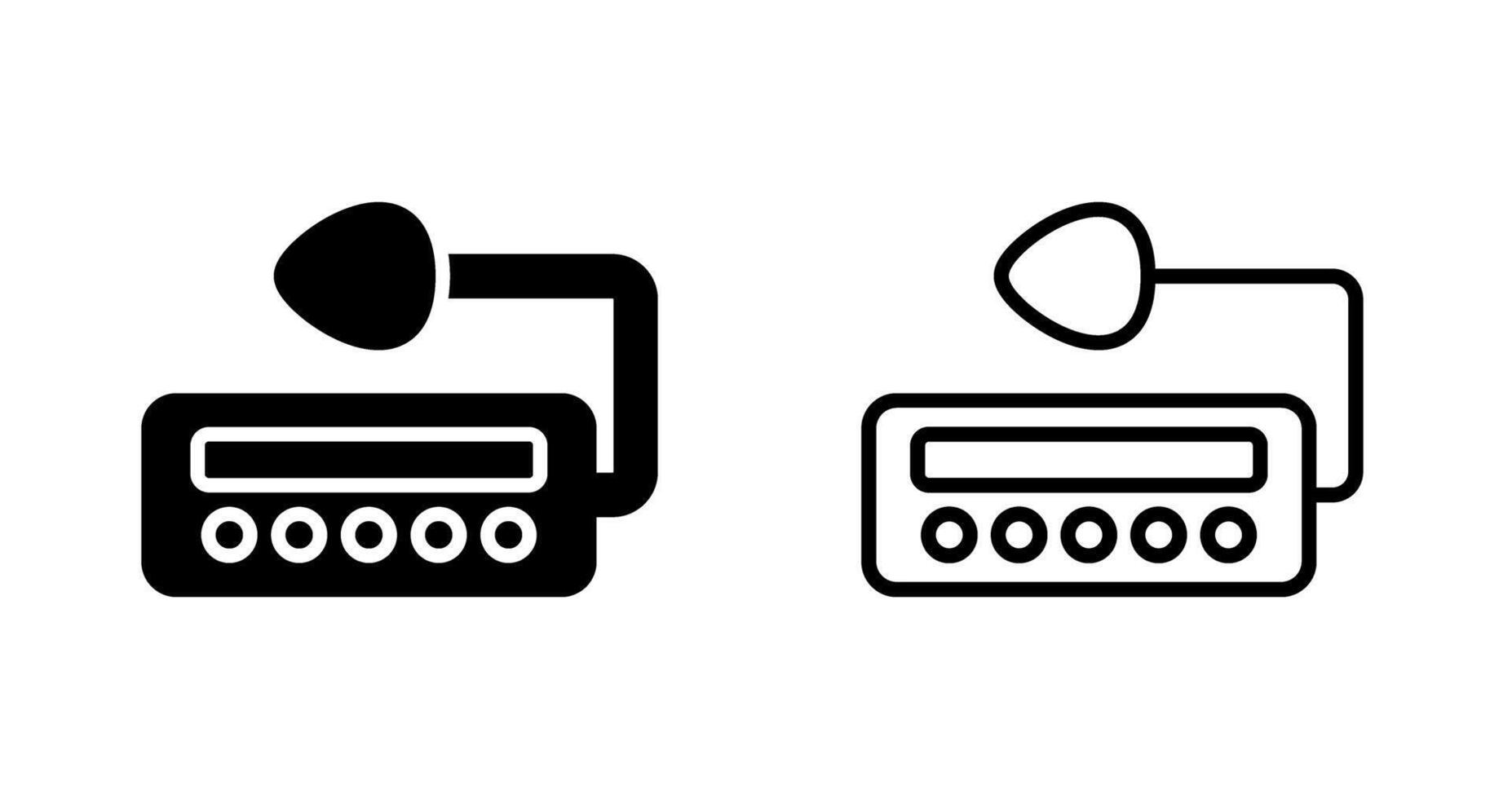 Taxi Radio Vector Icon