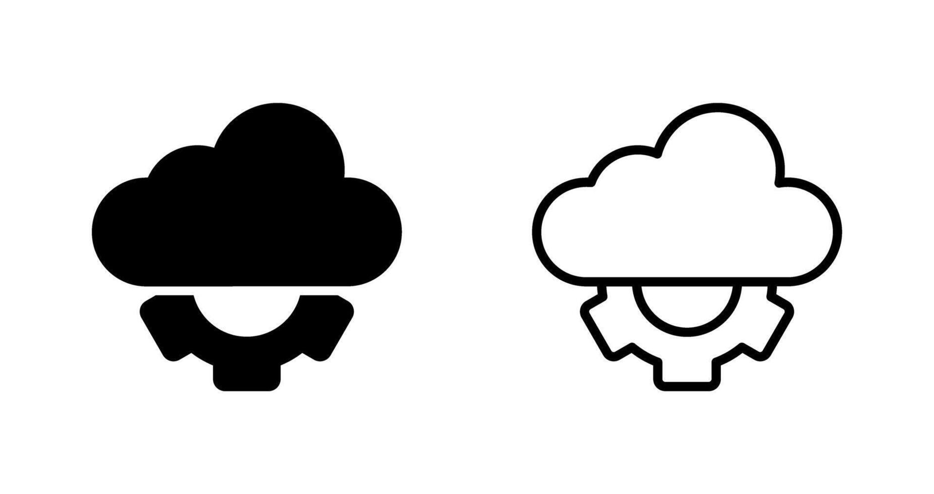 Cloud API Vector Icon