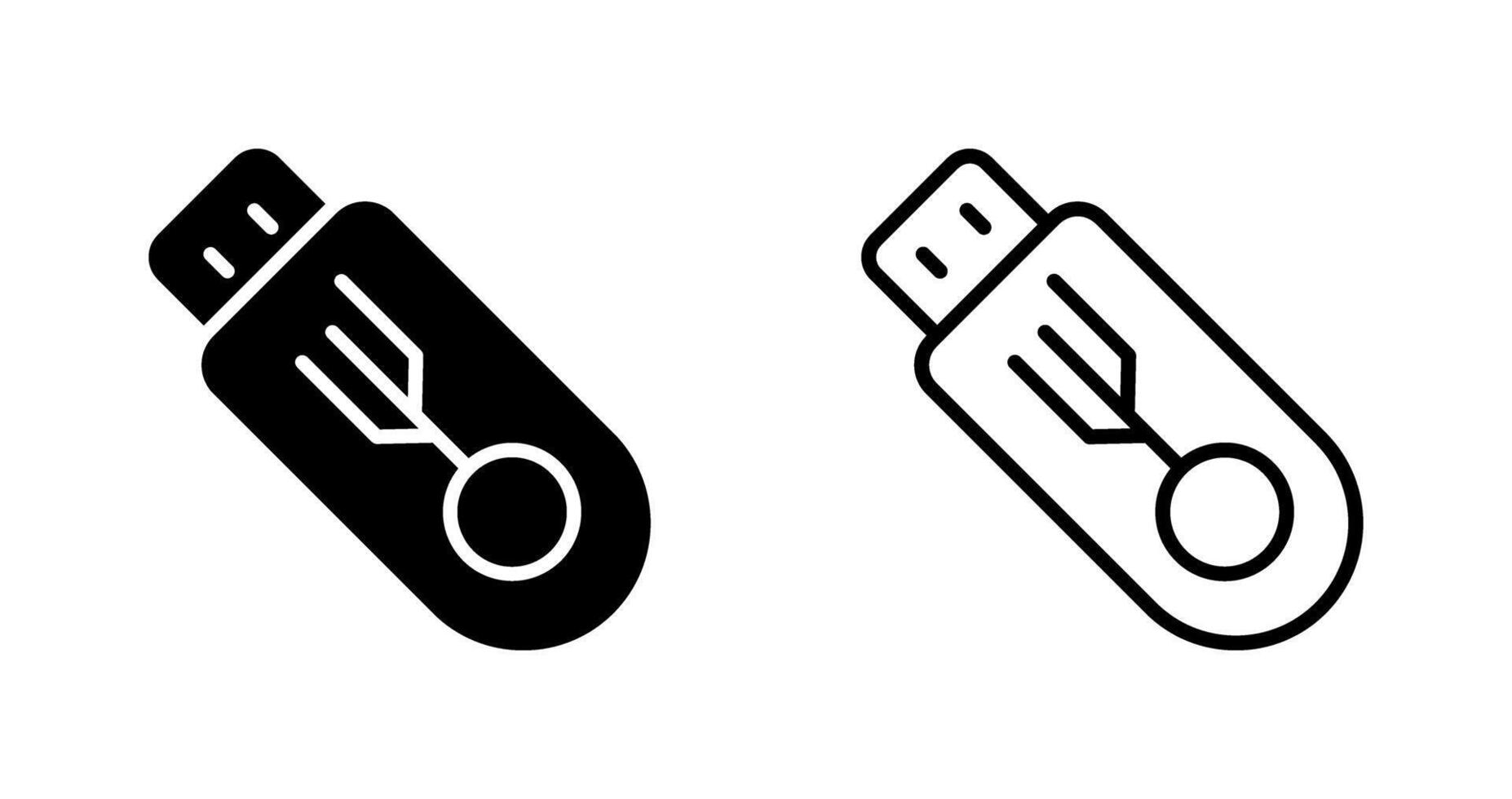 USB Flash Drive Vector Icon