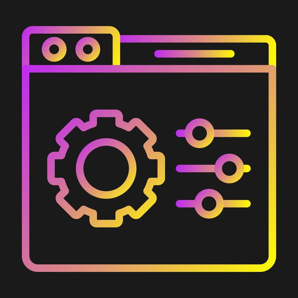 Control Panel Vector Icon