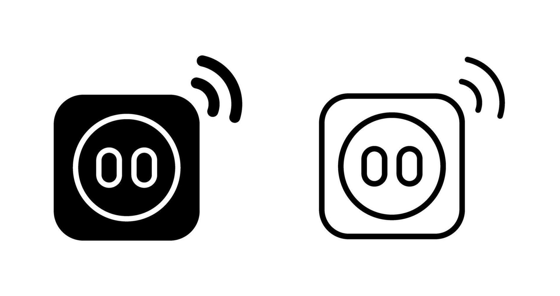 Smart Plug Vector Icon