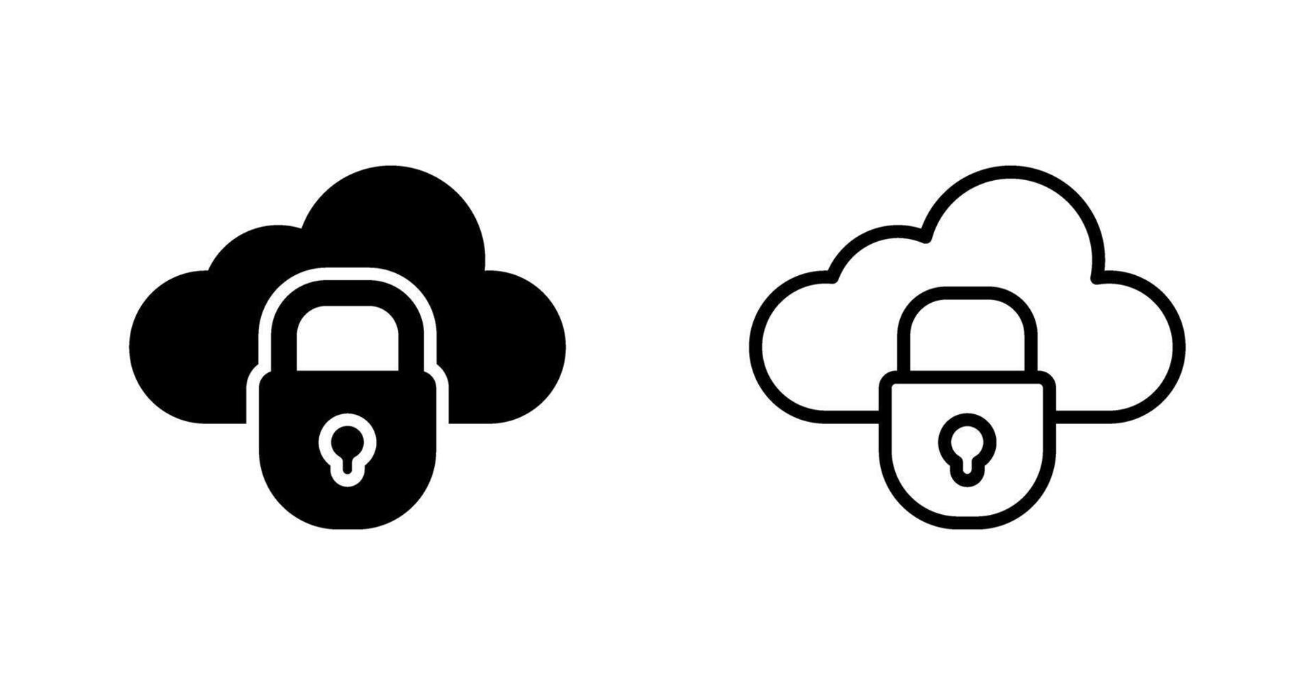 Private Cloud Vector Icon