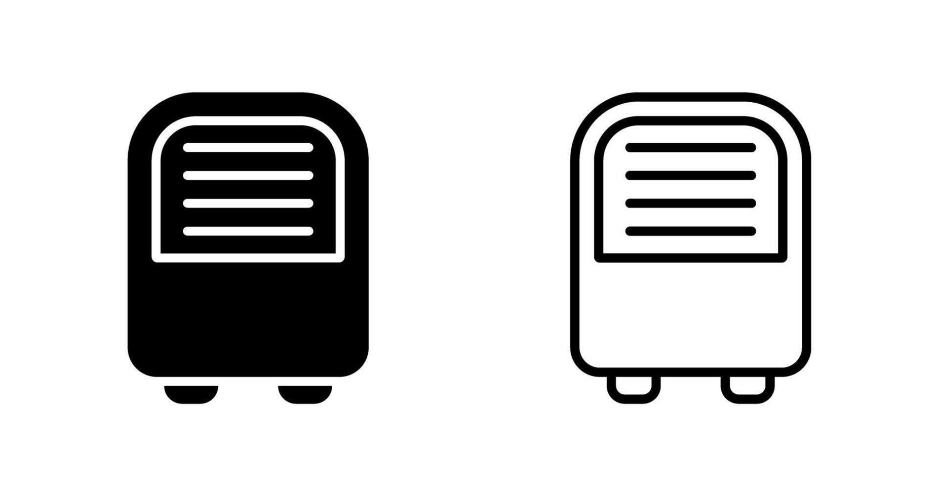 Portable Air Conditioner Vector Icon