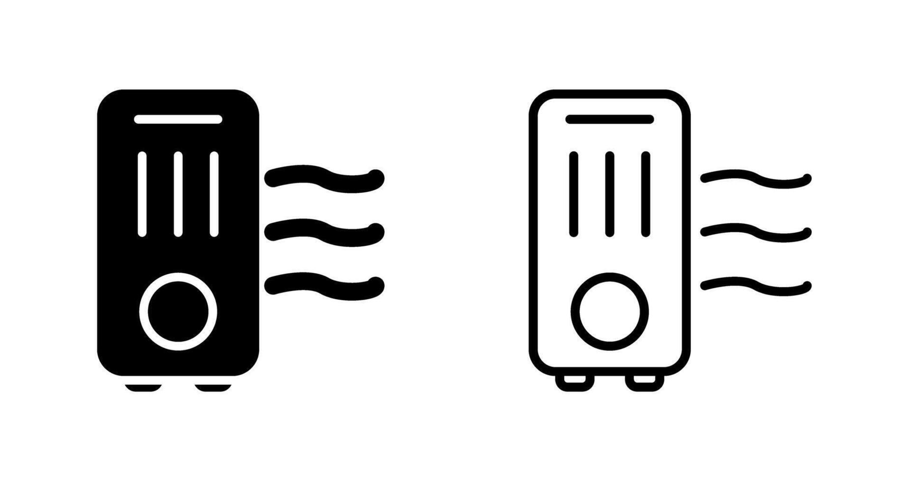 Portable Air Purifier Vector Icon