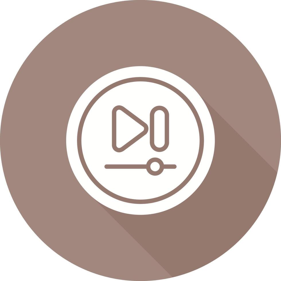 Video Next Track Button Vector Icon