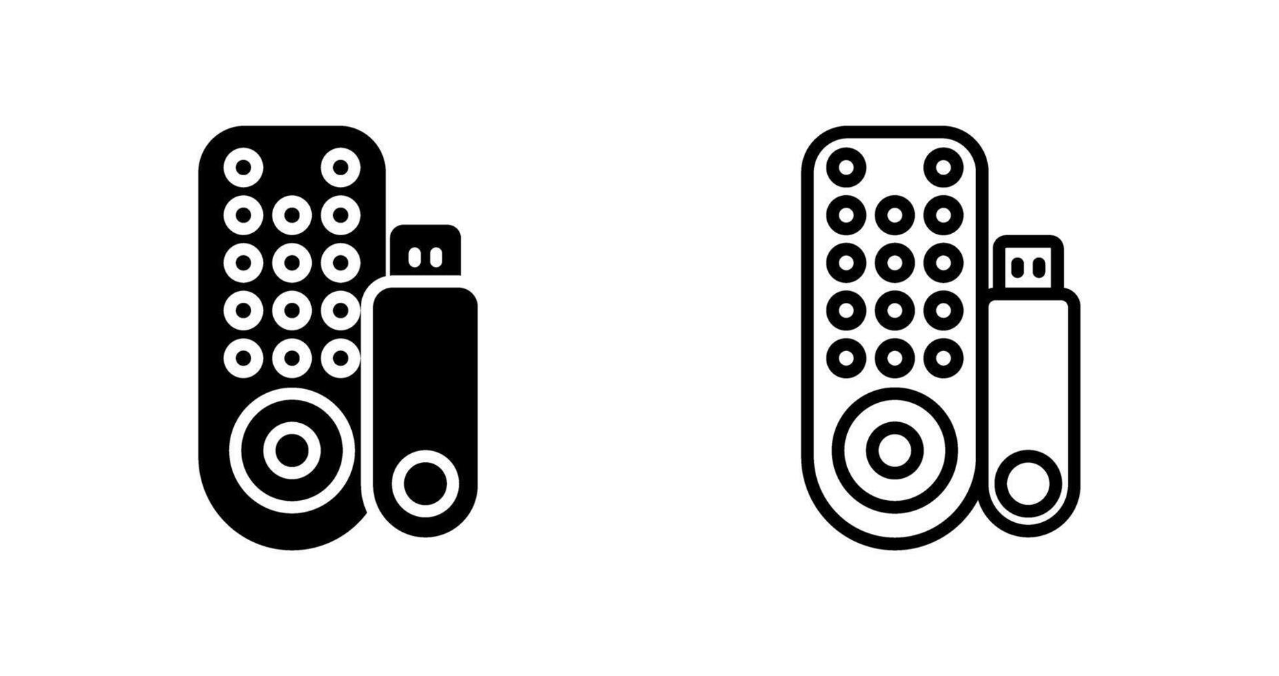 Streaming Stick Vector Icon