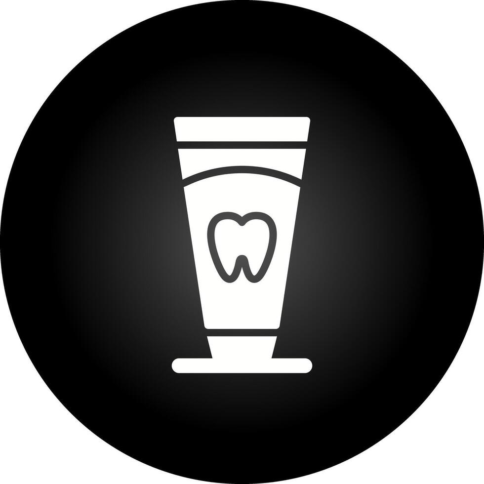 icono de vector de pasta de dientes