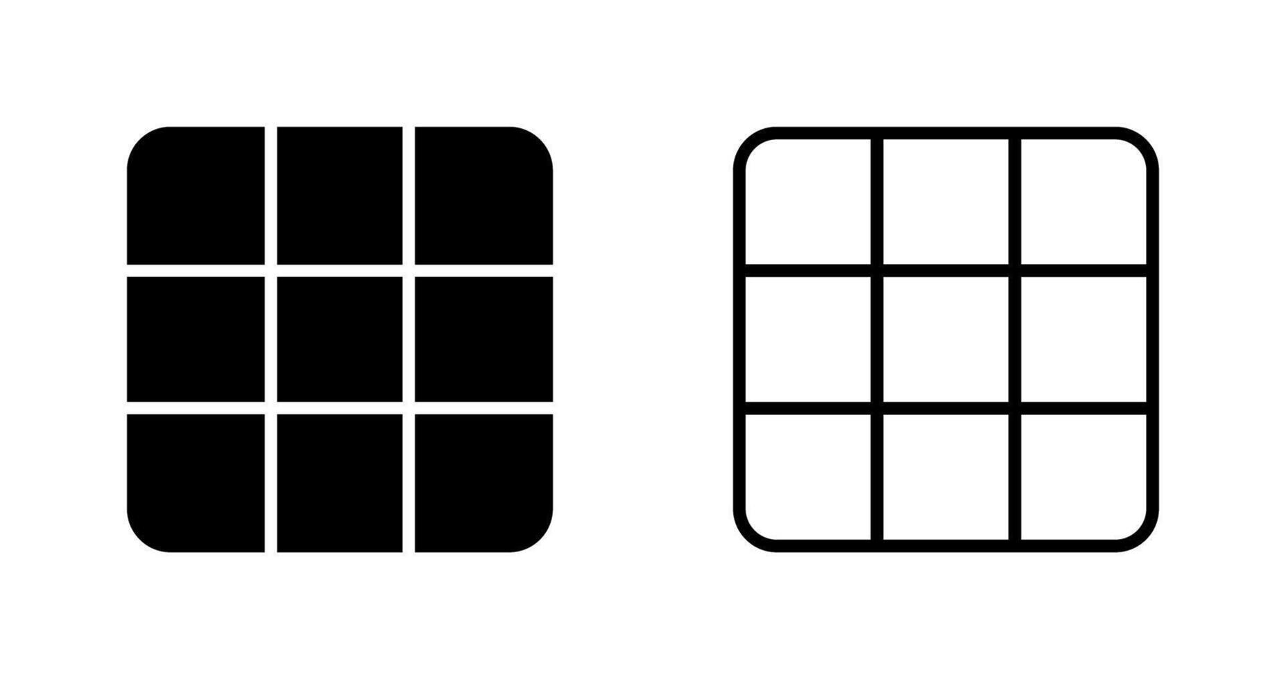 Rubik's cube Vector Icon