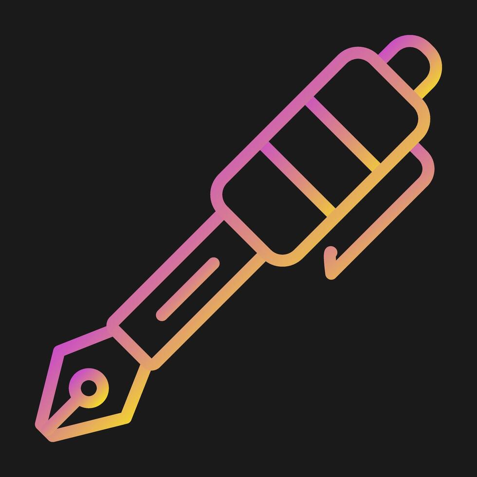 Fountain Pen Vector Icon