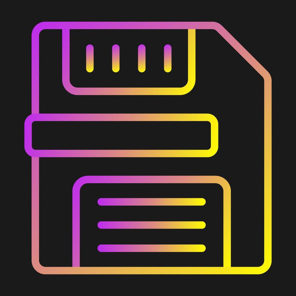 Floppy Disc Vector Icon