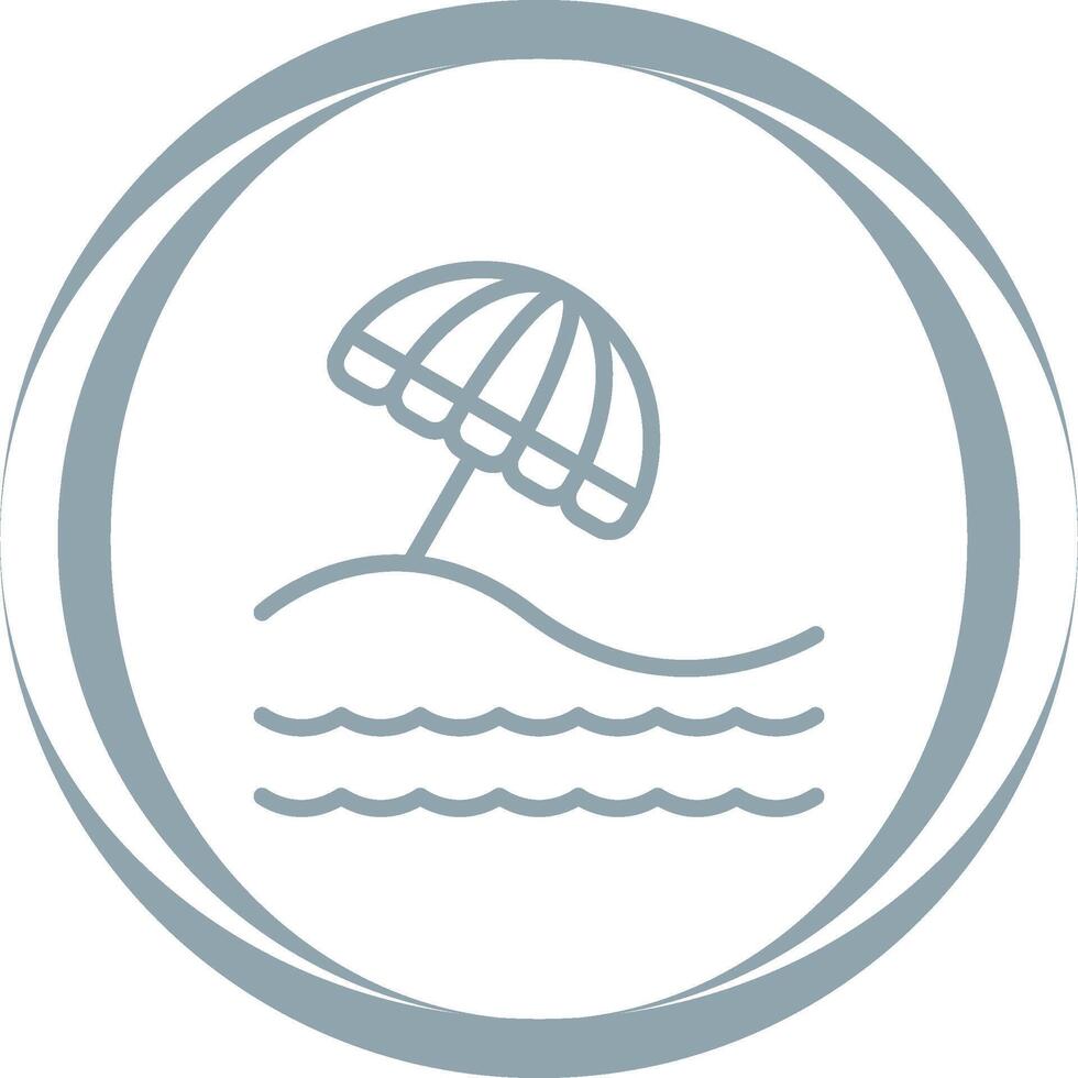 Beach Vector Icon