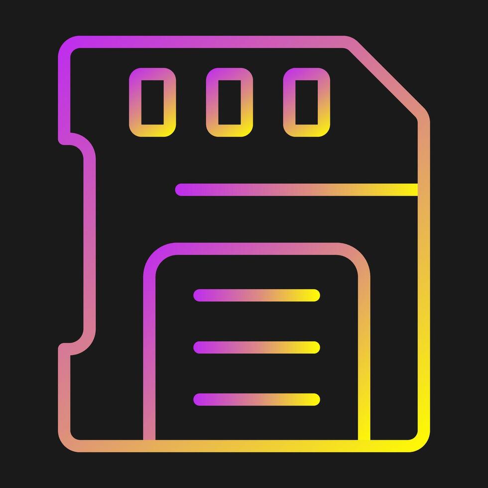 Sd Card Vector Icon
