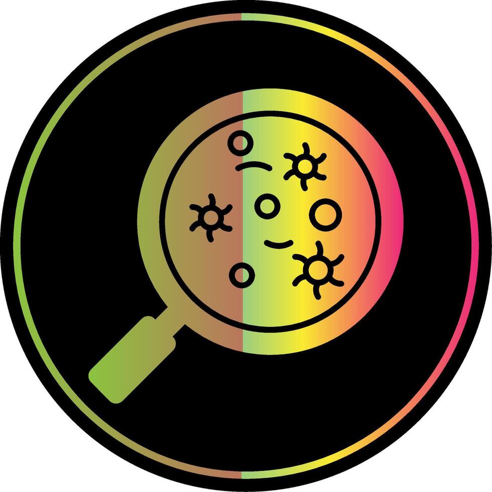 Microbiology Glyph Due Color Icon vector