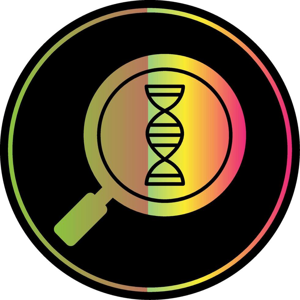 Biology Glyph Due Color Icon vector