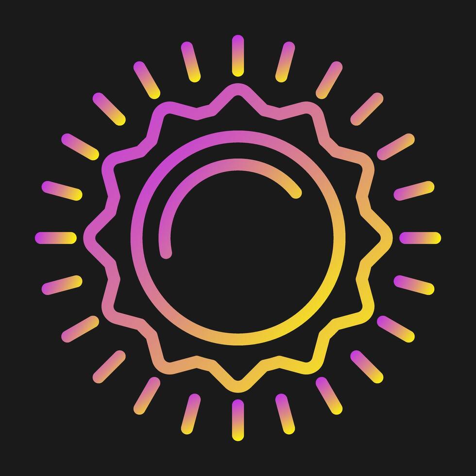 Sun Vector Icon