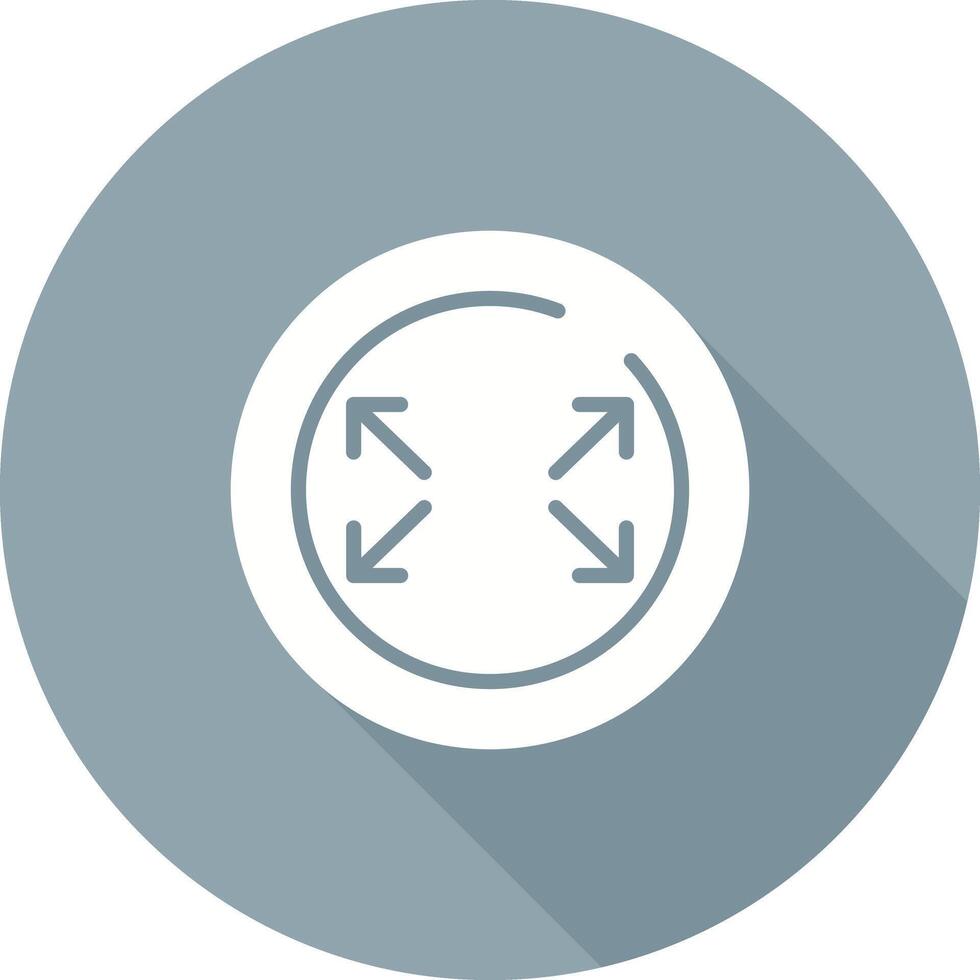 Fullscreen Circle Vector Icon