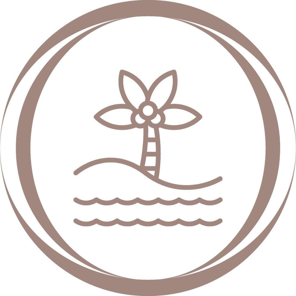 Island Vector Icon
