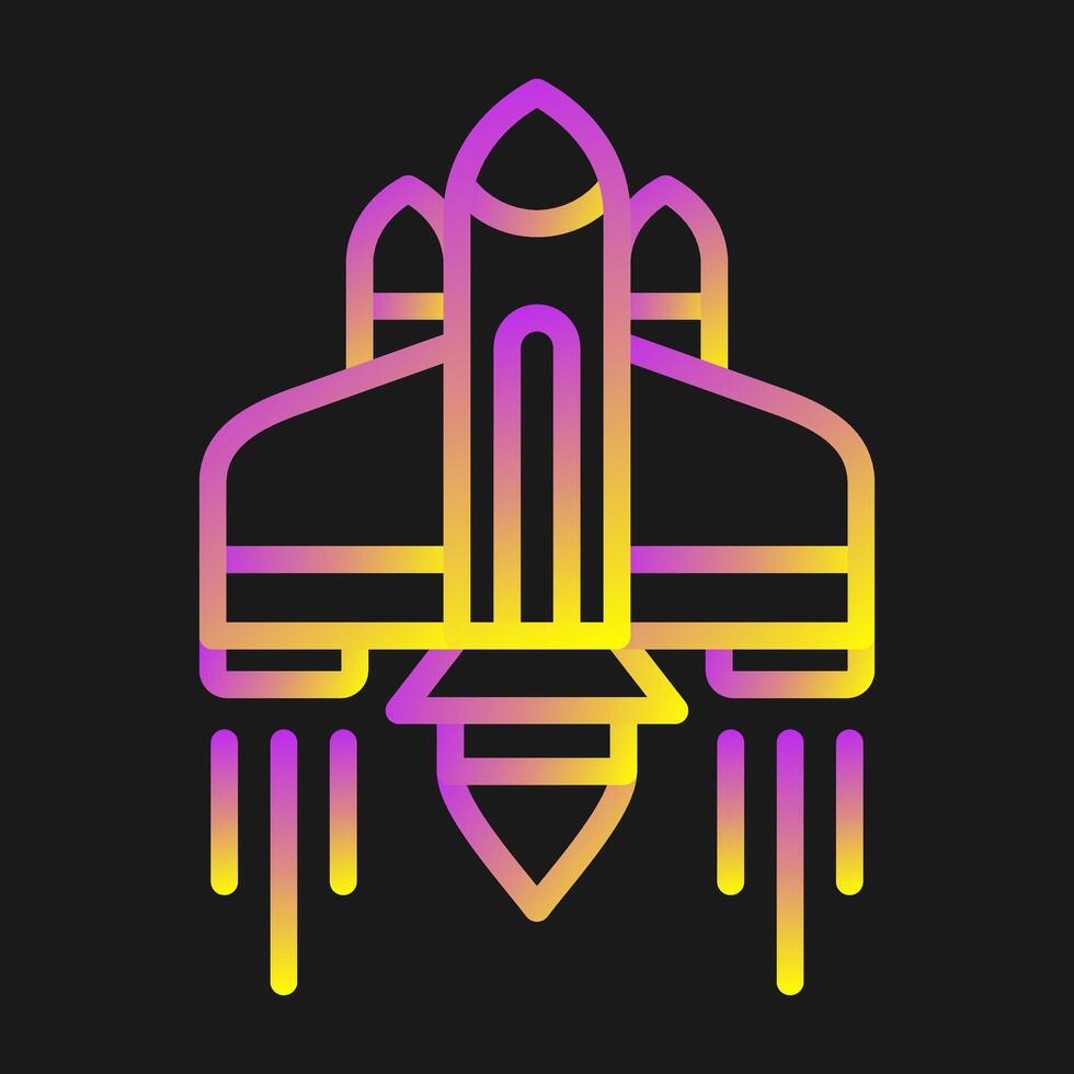 Spaceship Vector Icon