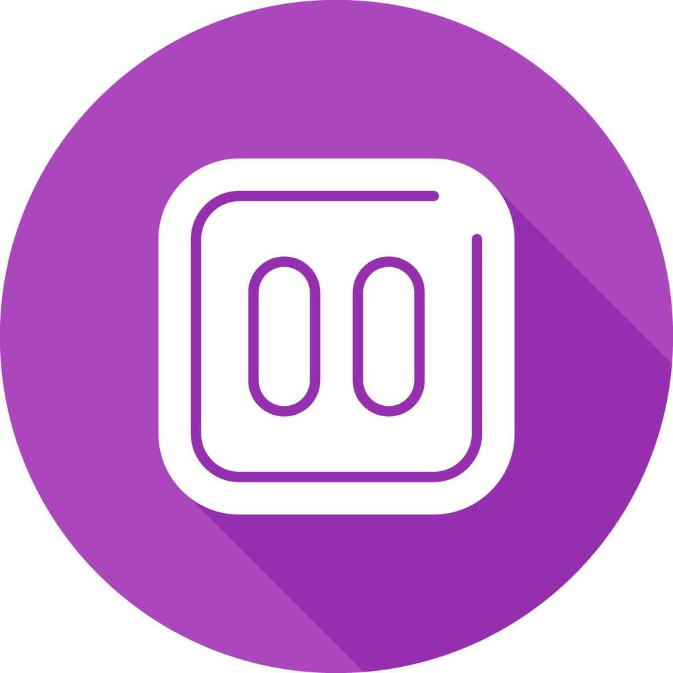 Pause Sqaure Vector Icon