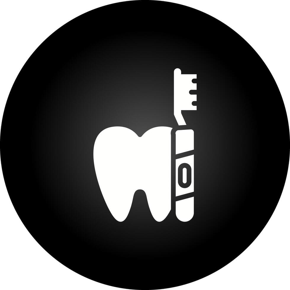 icono de vector de cepillo de dientes