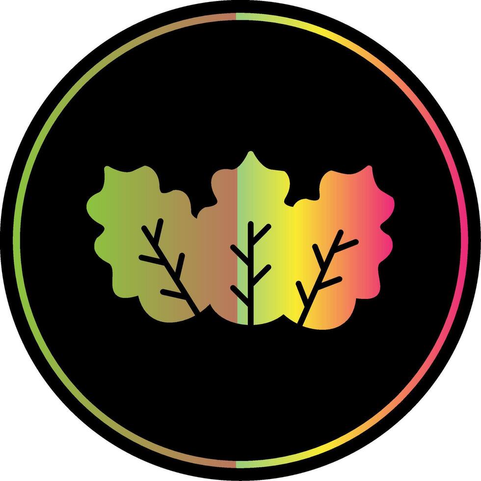 Cabbage Glyph Due Color Icon vector
