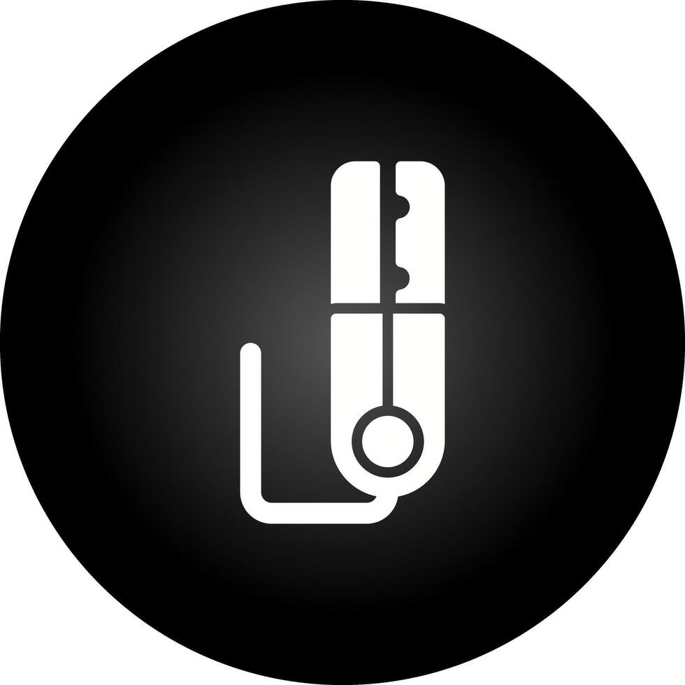 Grounding Clamp Vector Icon