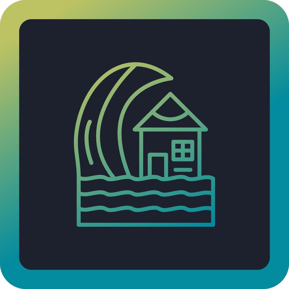 Tsunami Vector Icon
