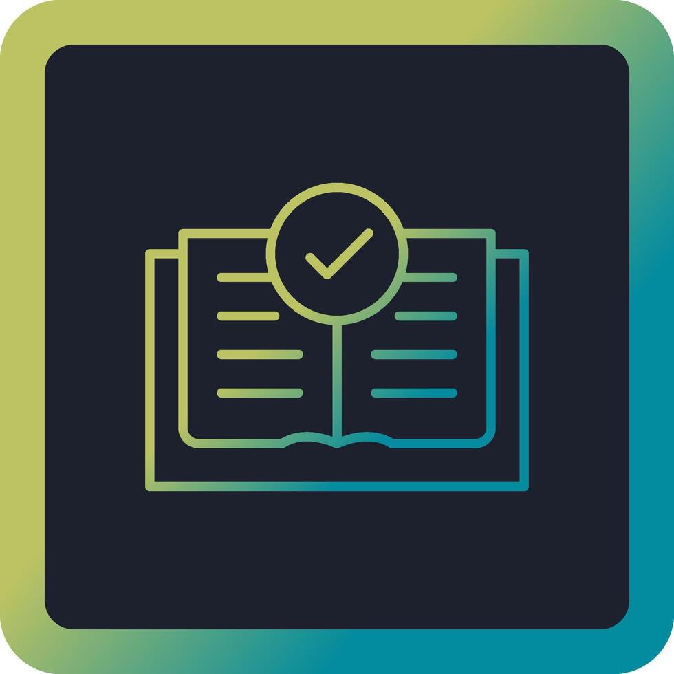 Open Book Vector Icon