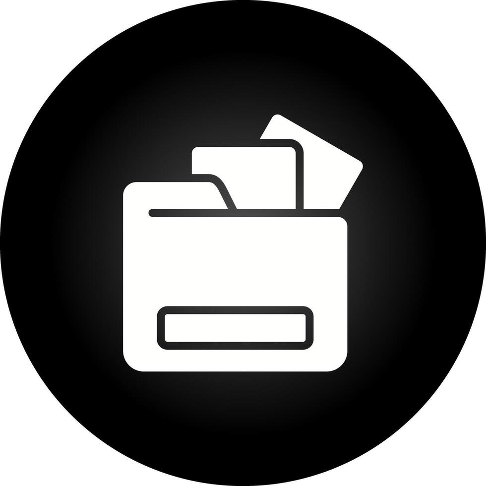 documento almacenamiento vector icono