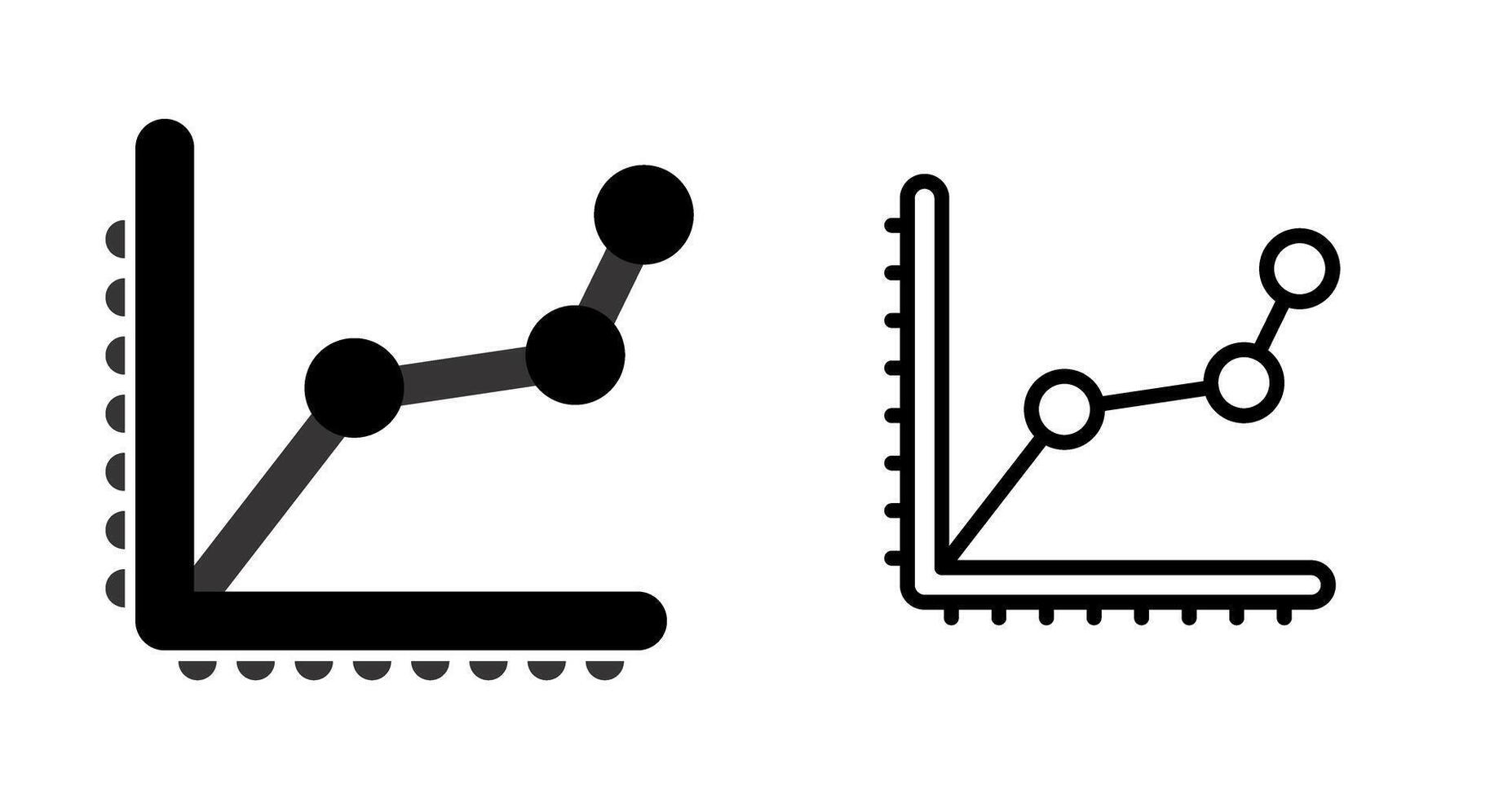 Line Chart Vector Icon