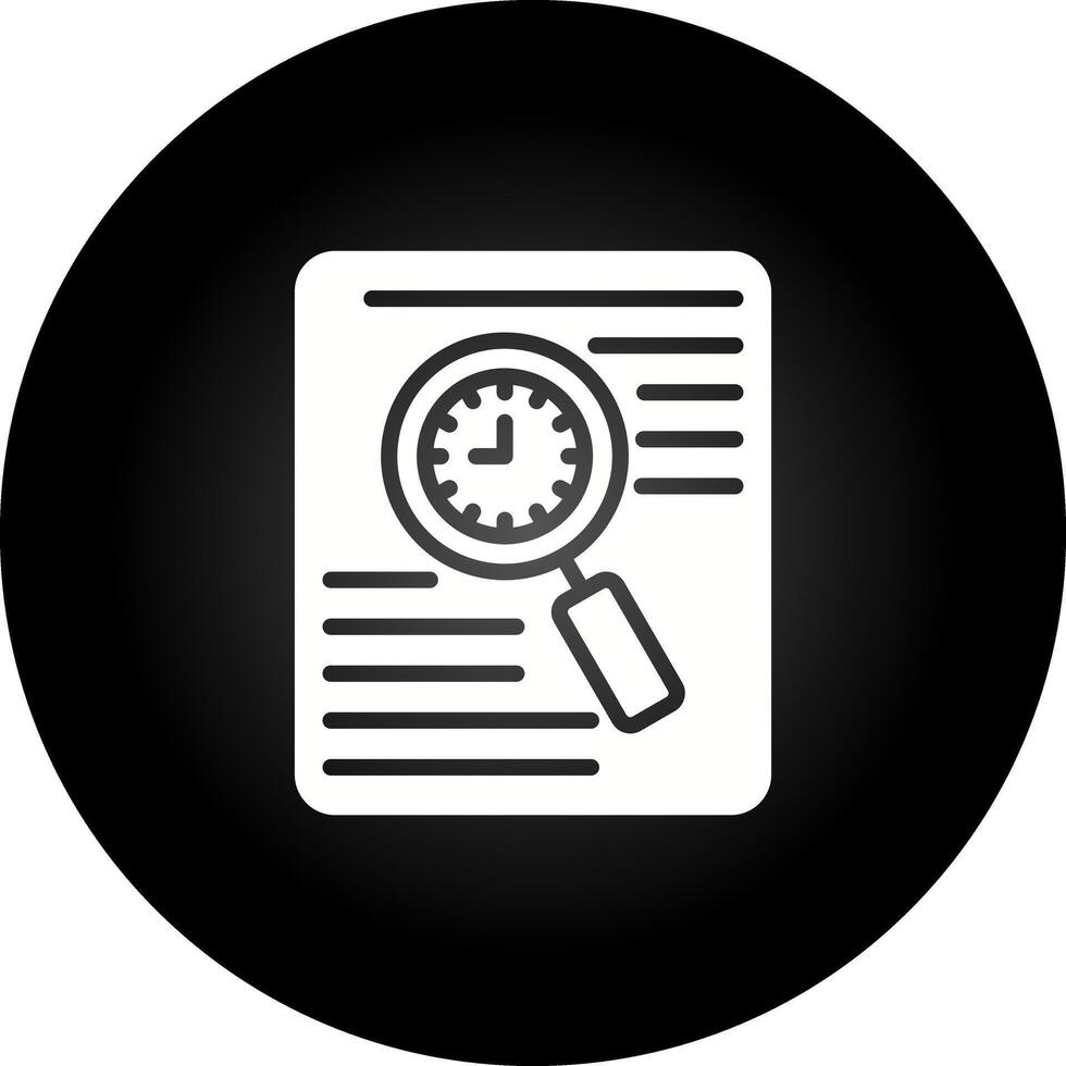 Document Tracking Vector Icon