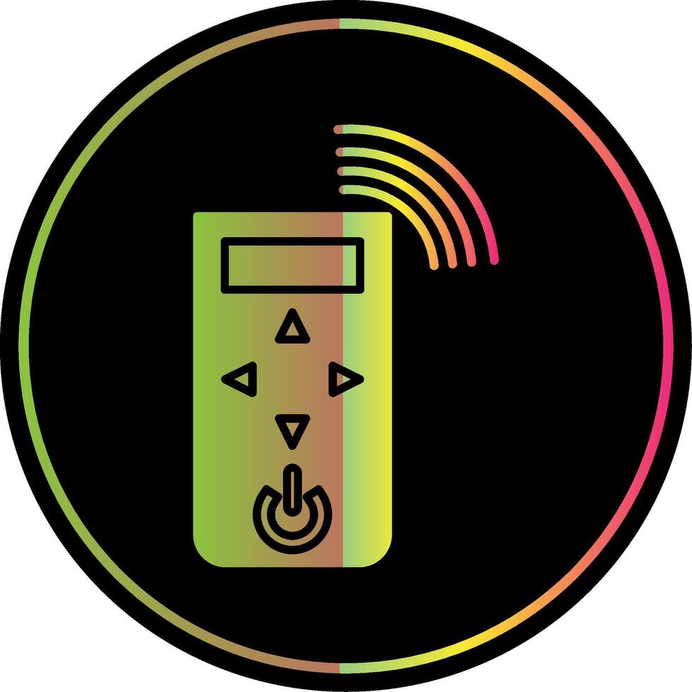 Remote Control Glyph Due Color Icon vector