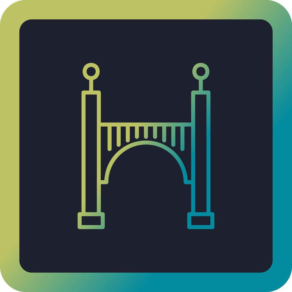 icono de vector de puente