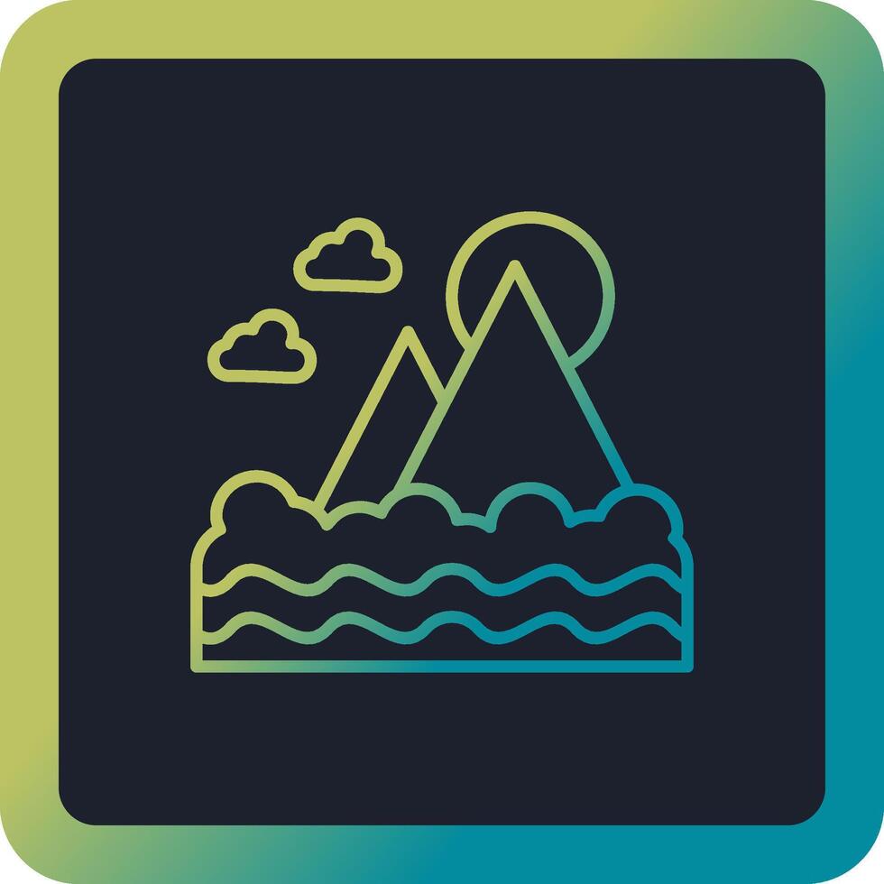 Mount Fuji Vector Icon