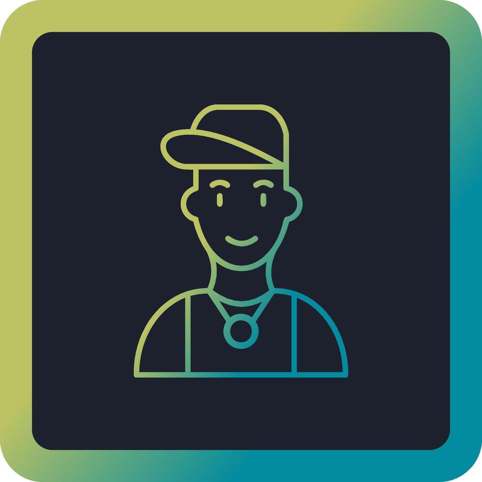 Hip Hop Man Vector Icon