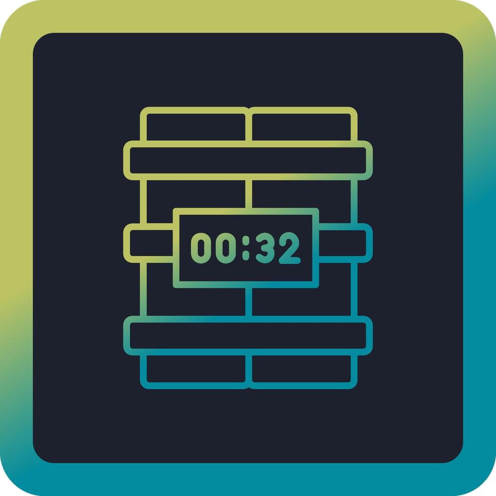 C4 Time Bomb Vector Icon