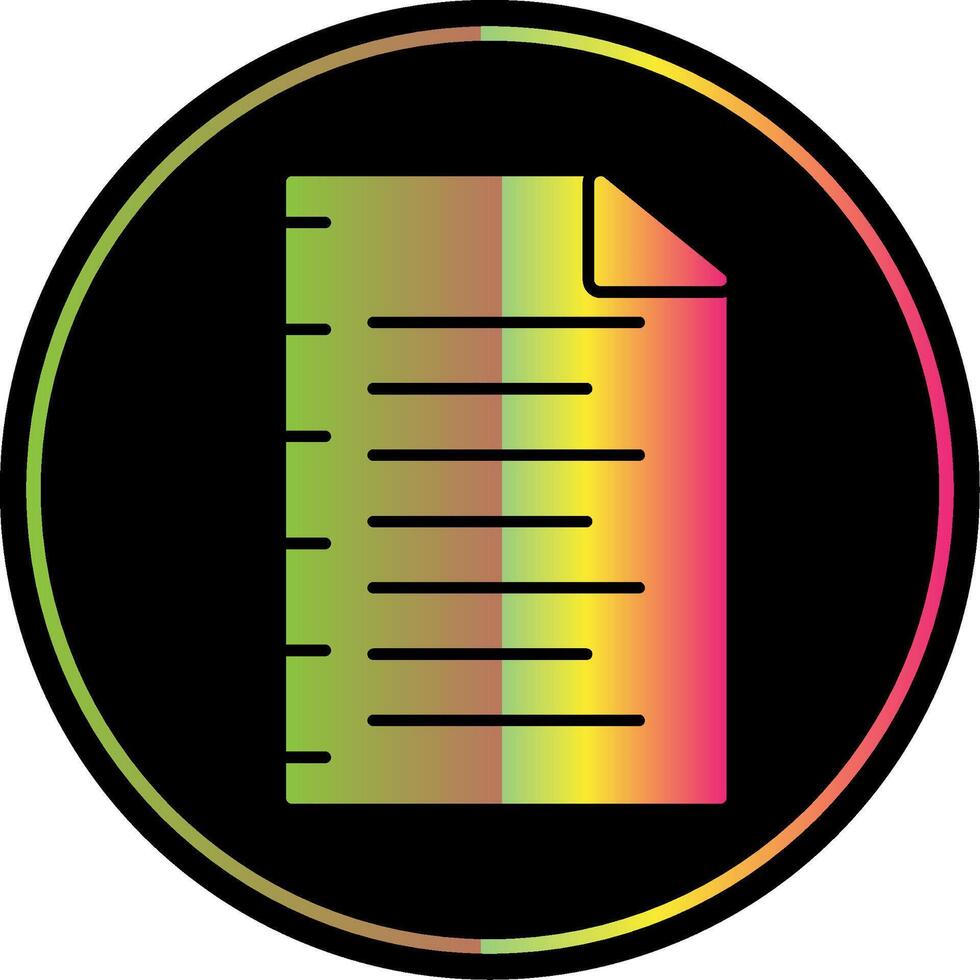 Notebook Glyph Due Color Icon vector